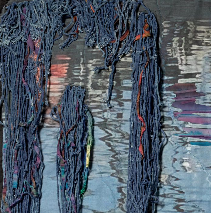 Harbor Views, 2023, textile, 45 x 59 in. / 114.3 x 149.86 cm.