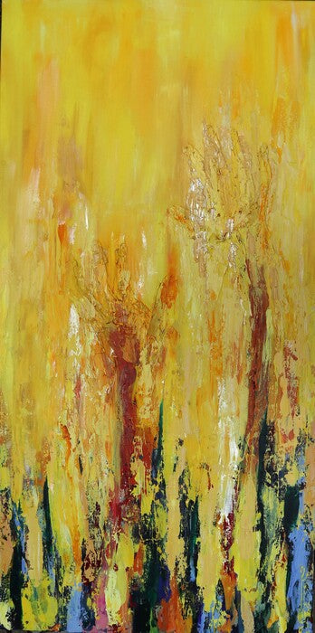 Embed, 2023. acrylic on canvas, 36 x 30 in. / 91.44 x 76.2 cm.