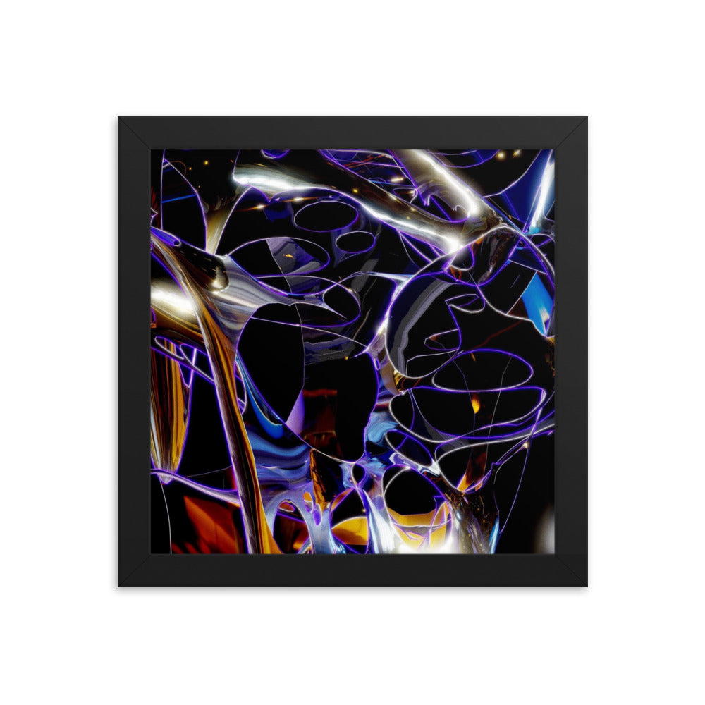 Untitled, 2023, digital render on framed paper print