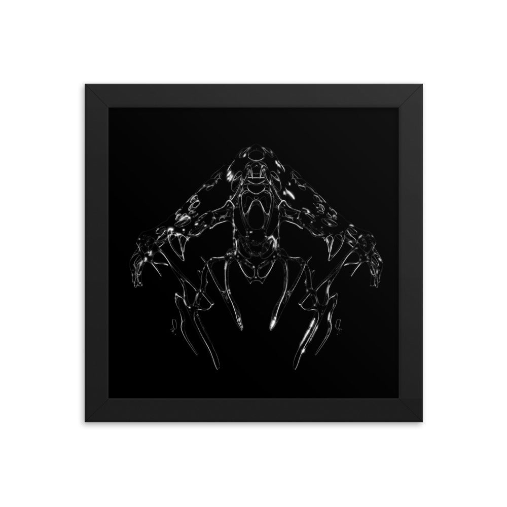 Untitled, 2023, digital render on framed paper print