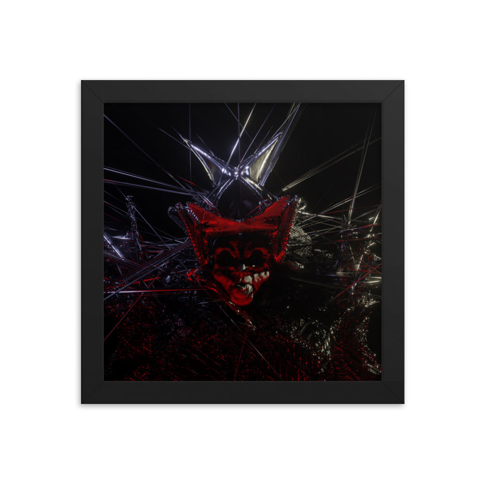 Count, 2023, digital render on framed paper print