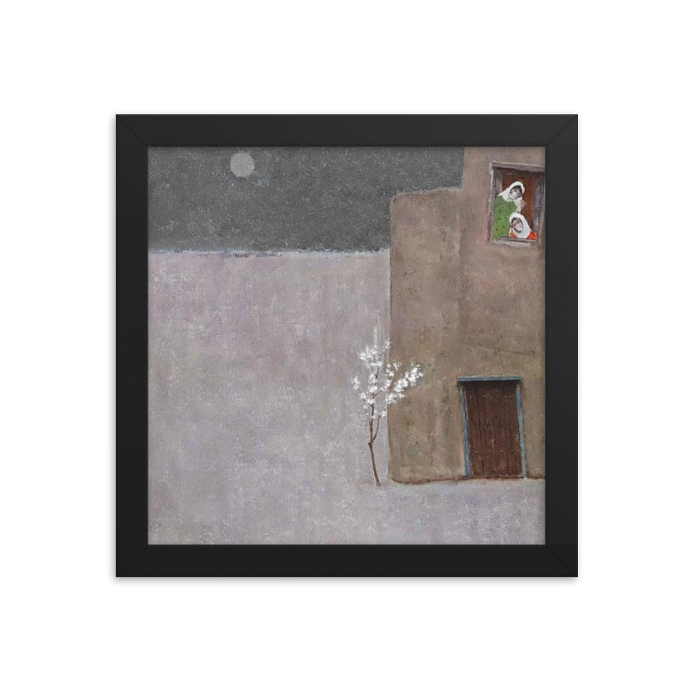 Untitled, 2023, oil on framed paper print