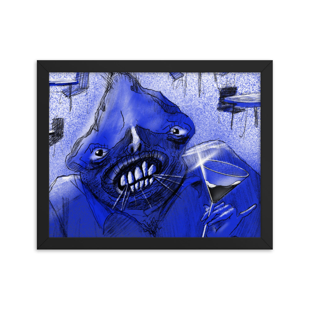 The Regular, 2023, digital render on framed paper print