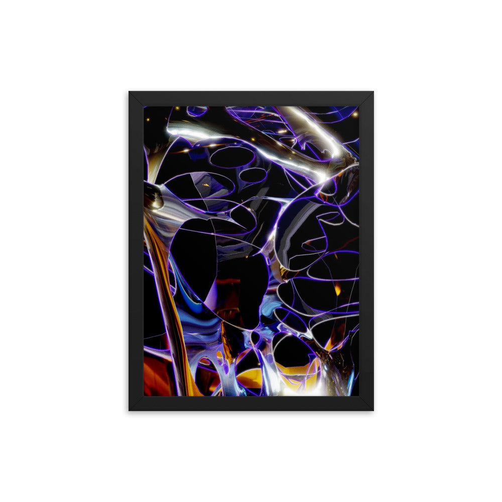 Untitled, 2023, digital render on framed paper print