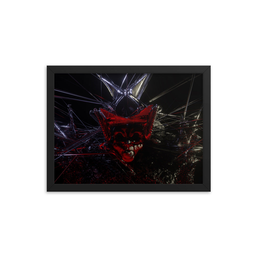 Count, 2023, digital render on framed paper print