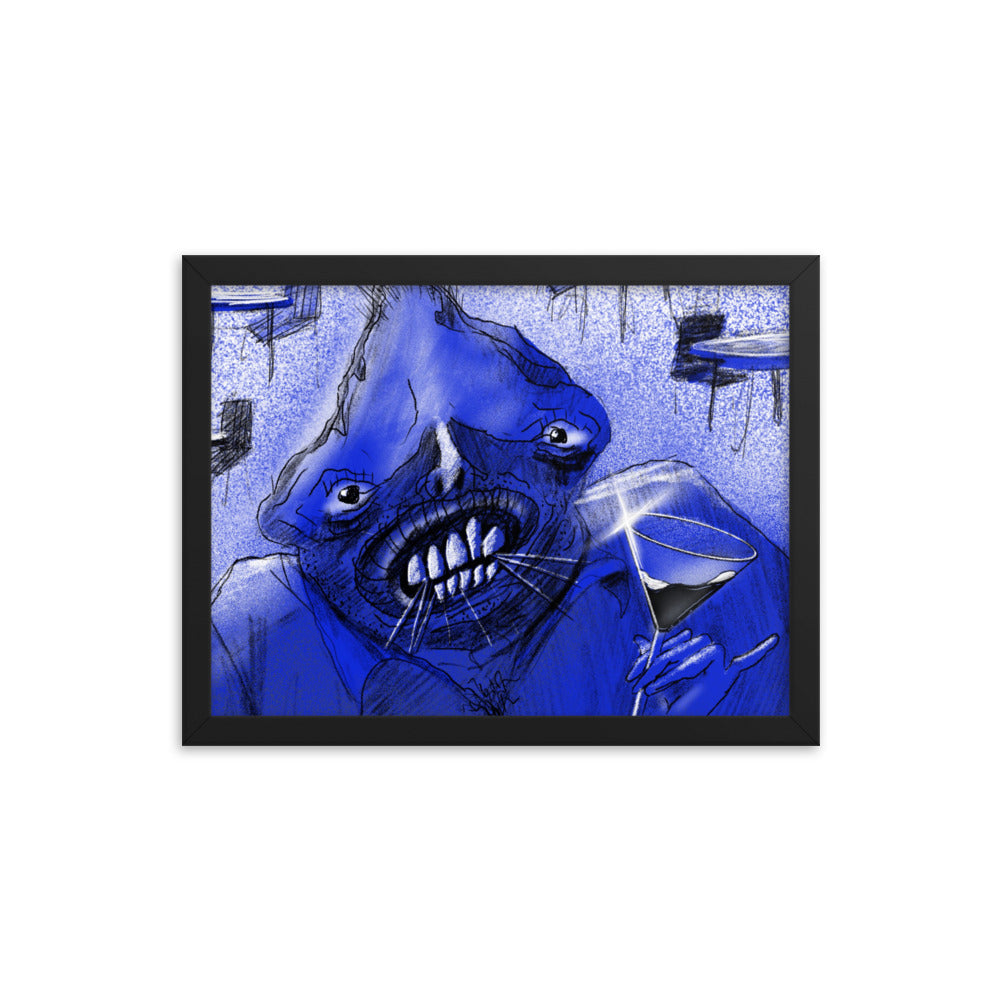 The Regular, 2023, digital render on framed paper print
