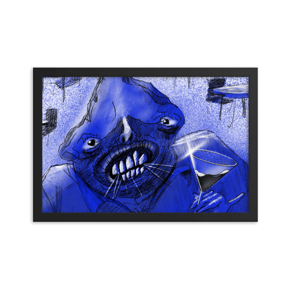 The Regular, 2023, digital render on framed paper print