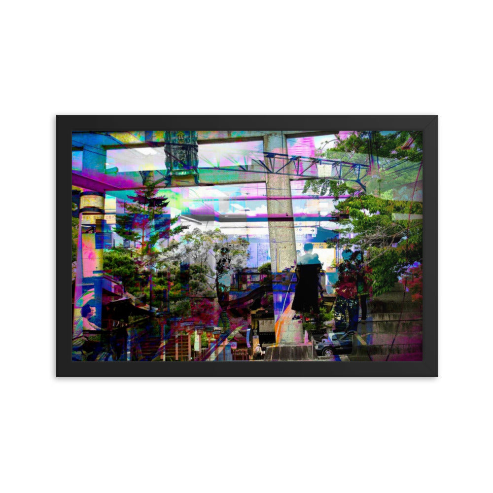 Destination Unknown (Peaceful), 2024, digital photo on framed paper print