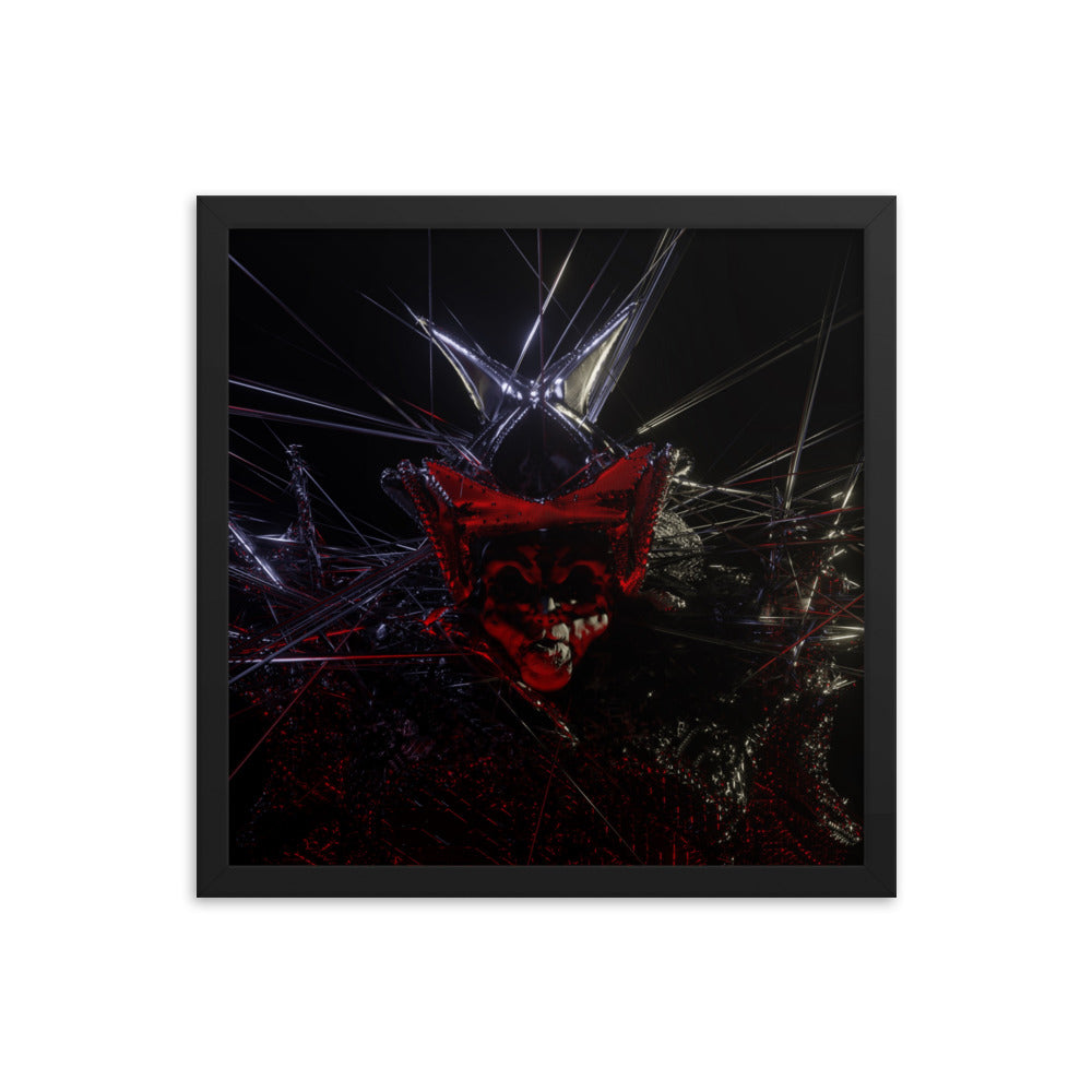 Count, 2023, digital render on framed paper print