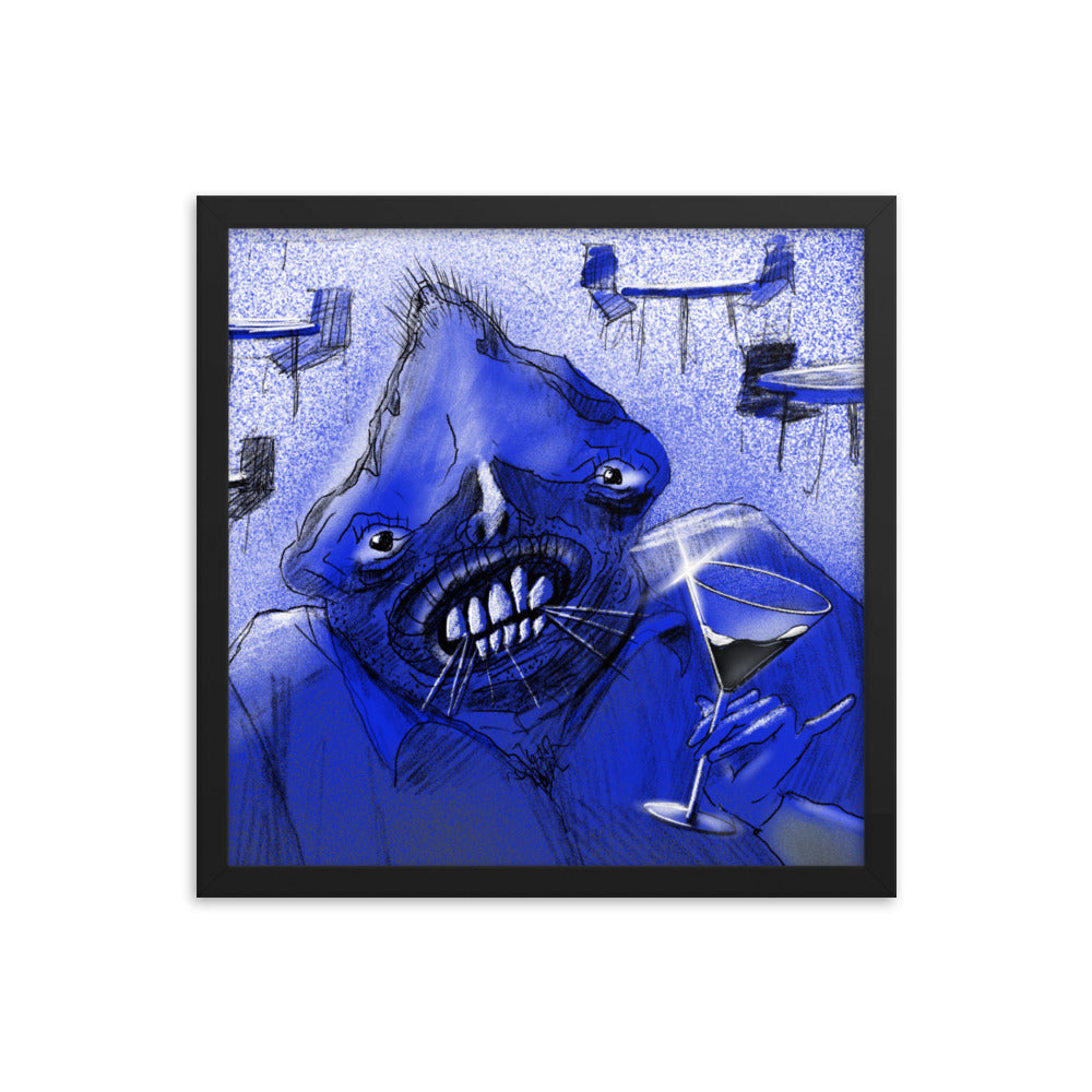 The Regular, 2023, digital render on framed paper print