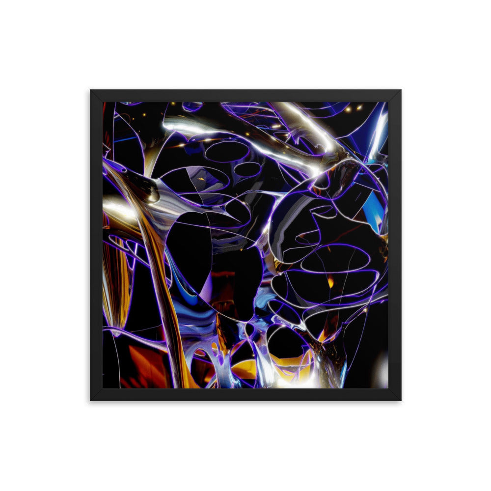 Untitled, 2023, digital render on framed paper print