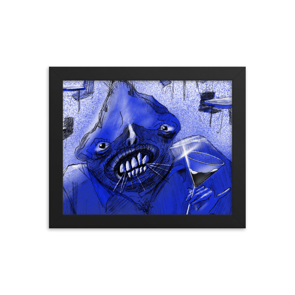 The Regular, 2023, digital render on framed paper print