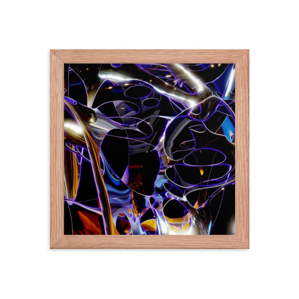 Untitled, 2023, digital render on framed paper print