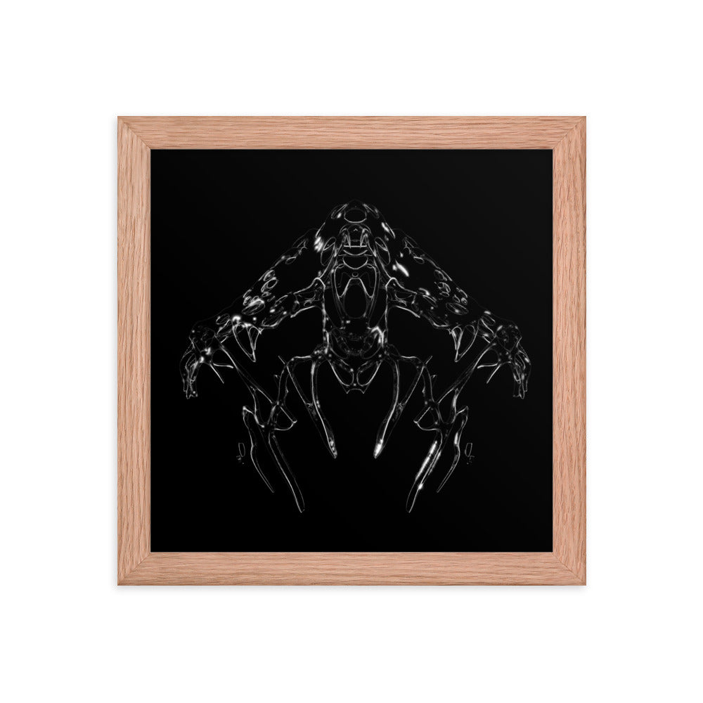 Untitled, 2023, digital render on framed paper print