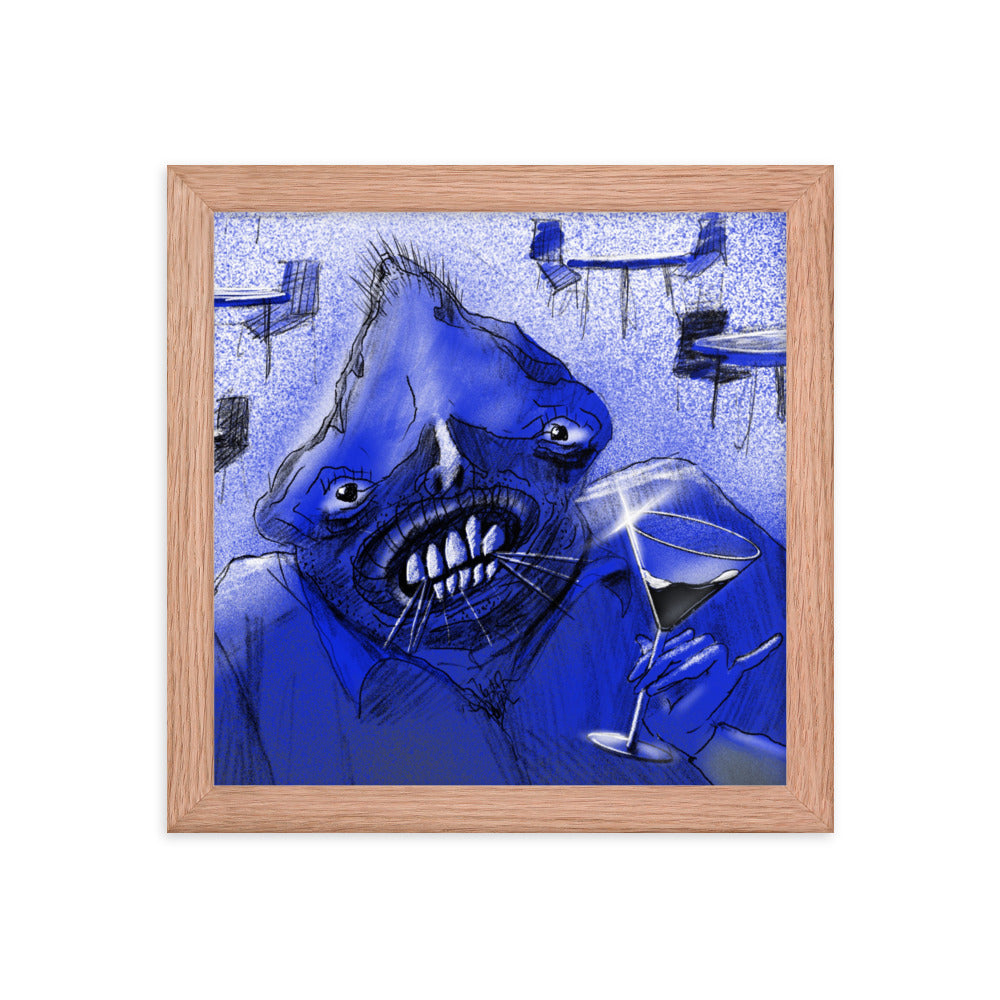 The Regular, 2023, digital render on framed paper print