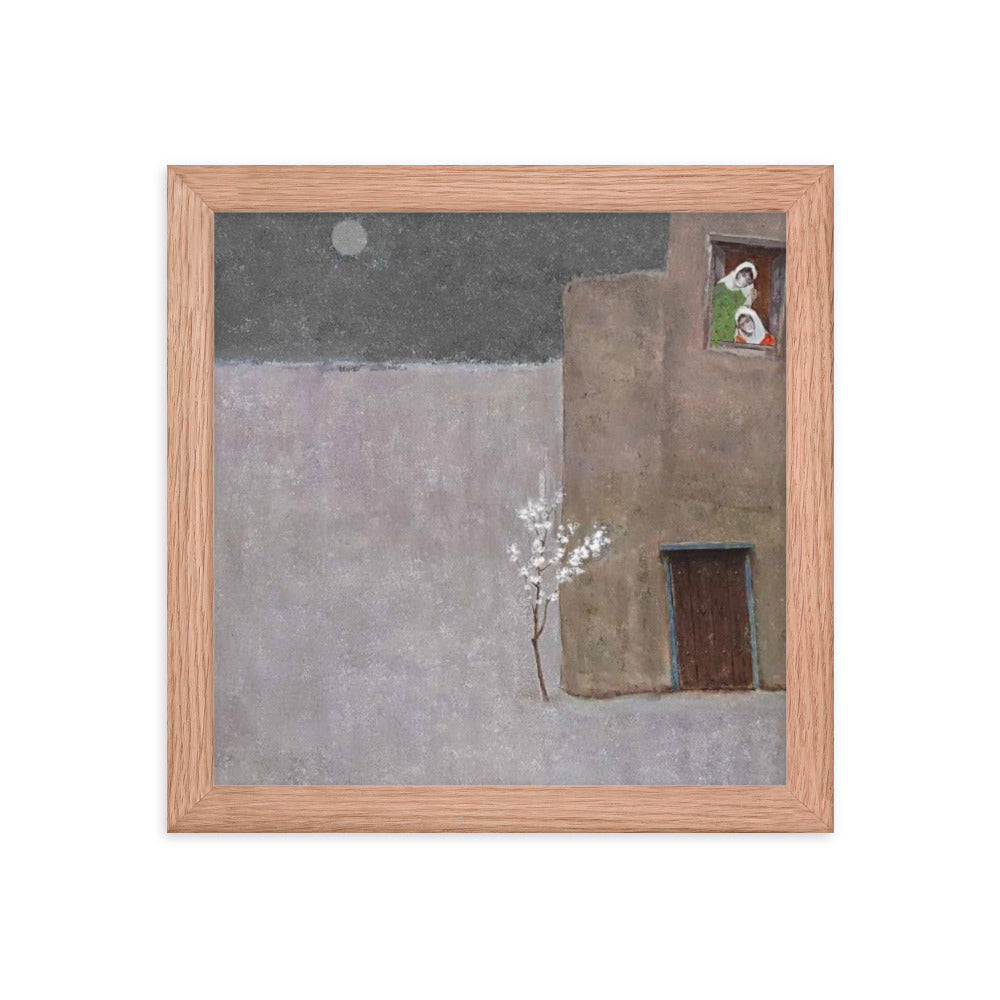 Untitled, 2023, oil on framed paper print