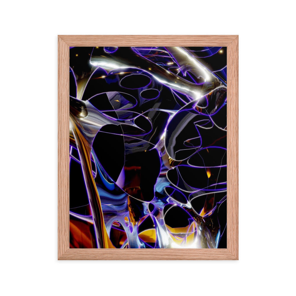 Untitled, 2023, digital render on framed paper print