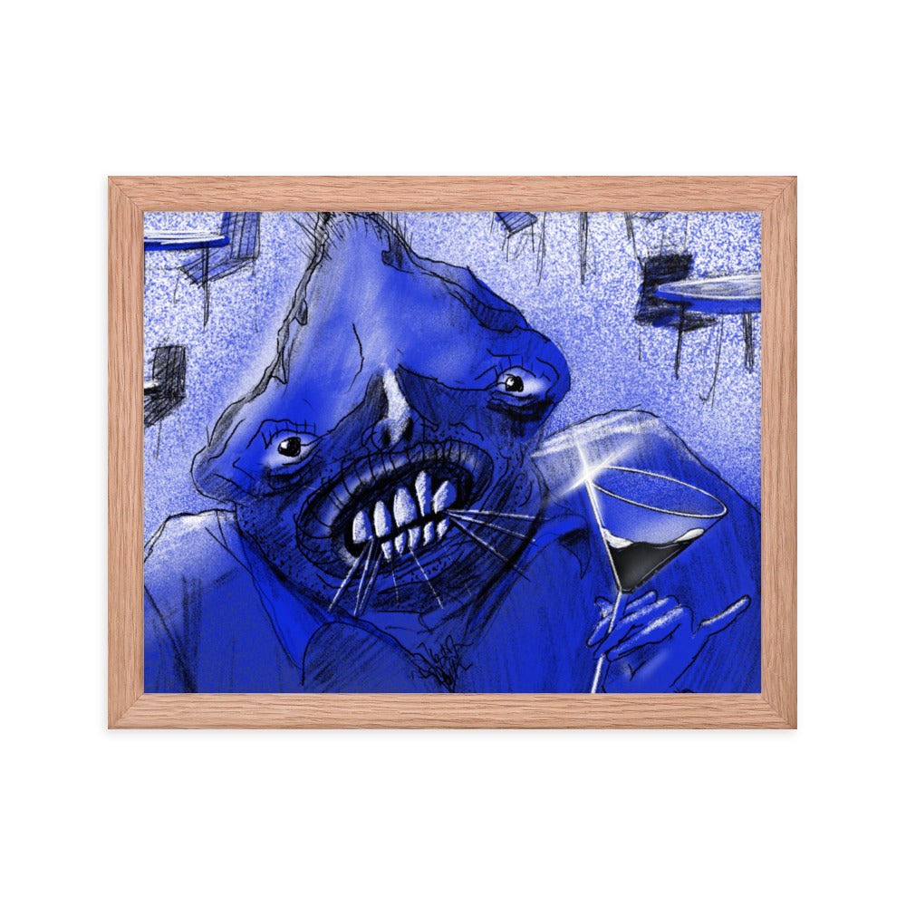 The Regular, 2023, digital render on framed paper print