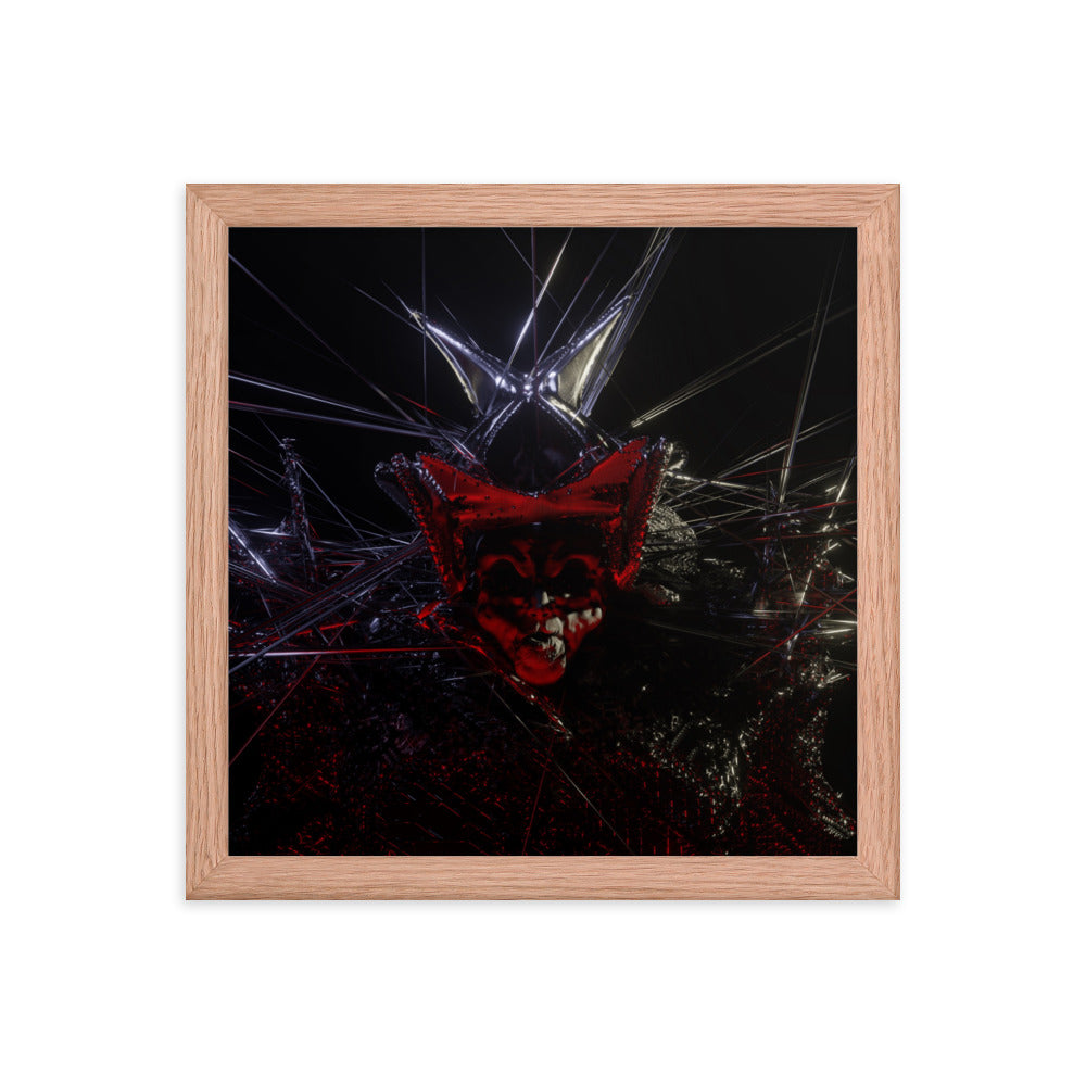 Count, 2023, digital render on framed paper print