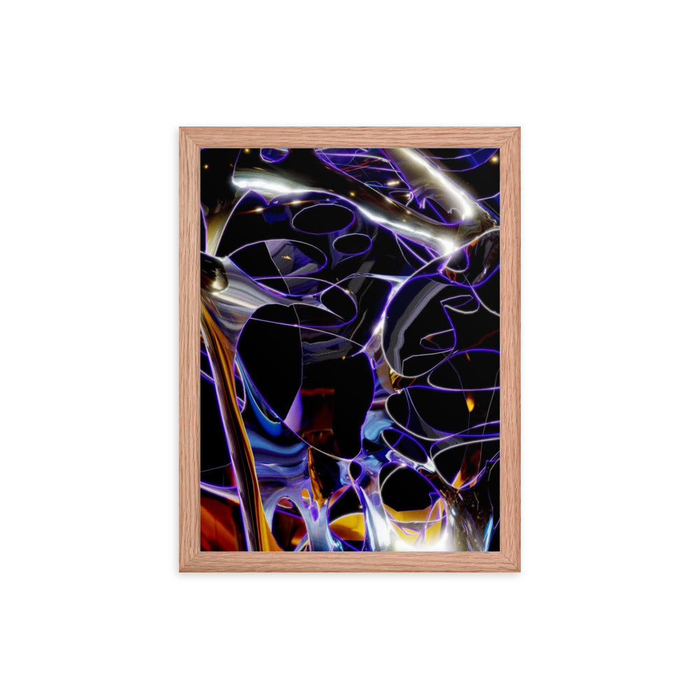 Untitled, 2023, digital render on framed paper print