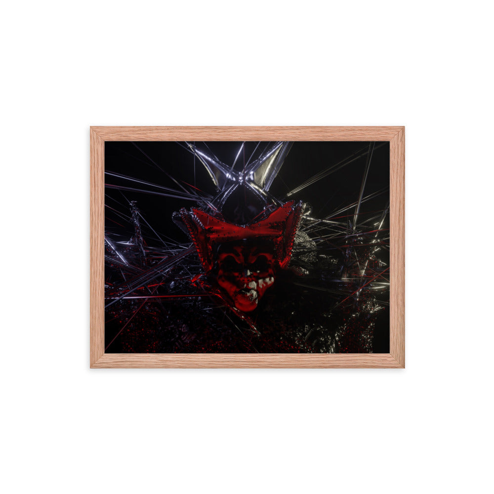 Count, 2023, digital render on framed paper print