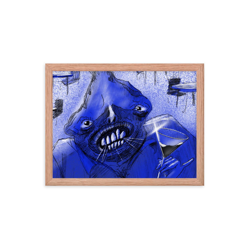 The Regular, 2023, digital render on framed paper print