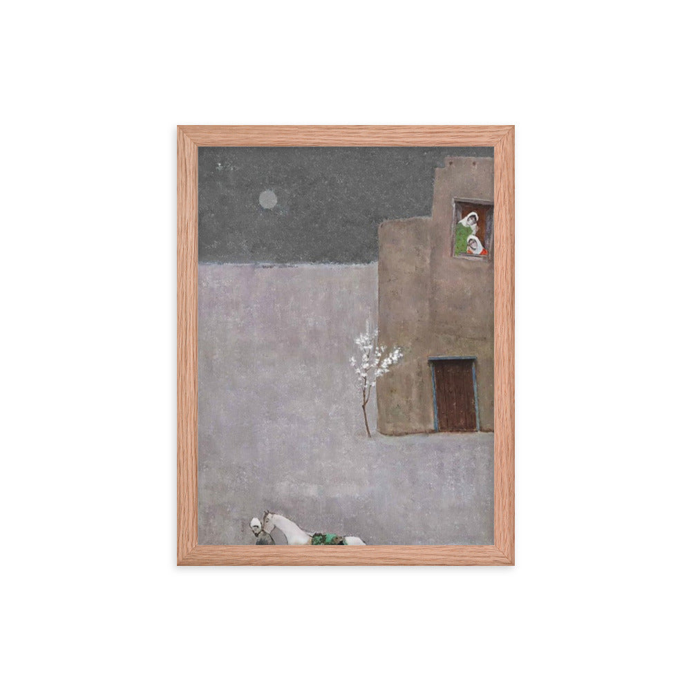 Untitled, 2023, oil on framed paper print