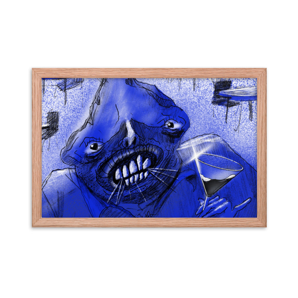 The Regular, 2023, digital render on framed paper print
