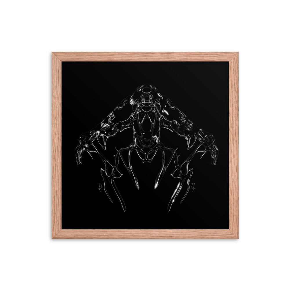 Untitled, 2023, digital render on framed paper print