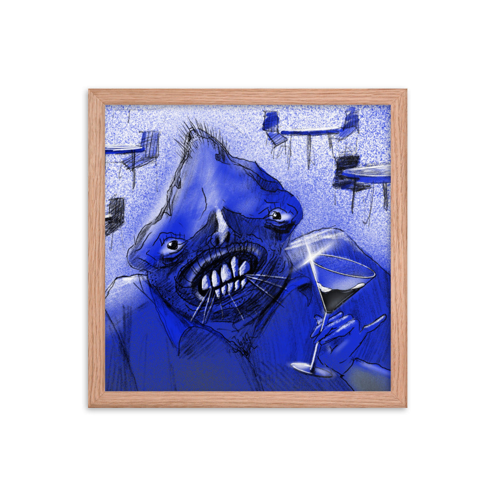 The Regular, 2023, digital render on framed paper print