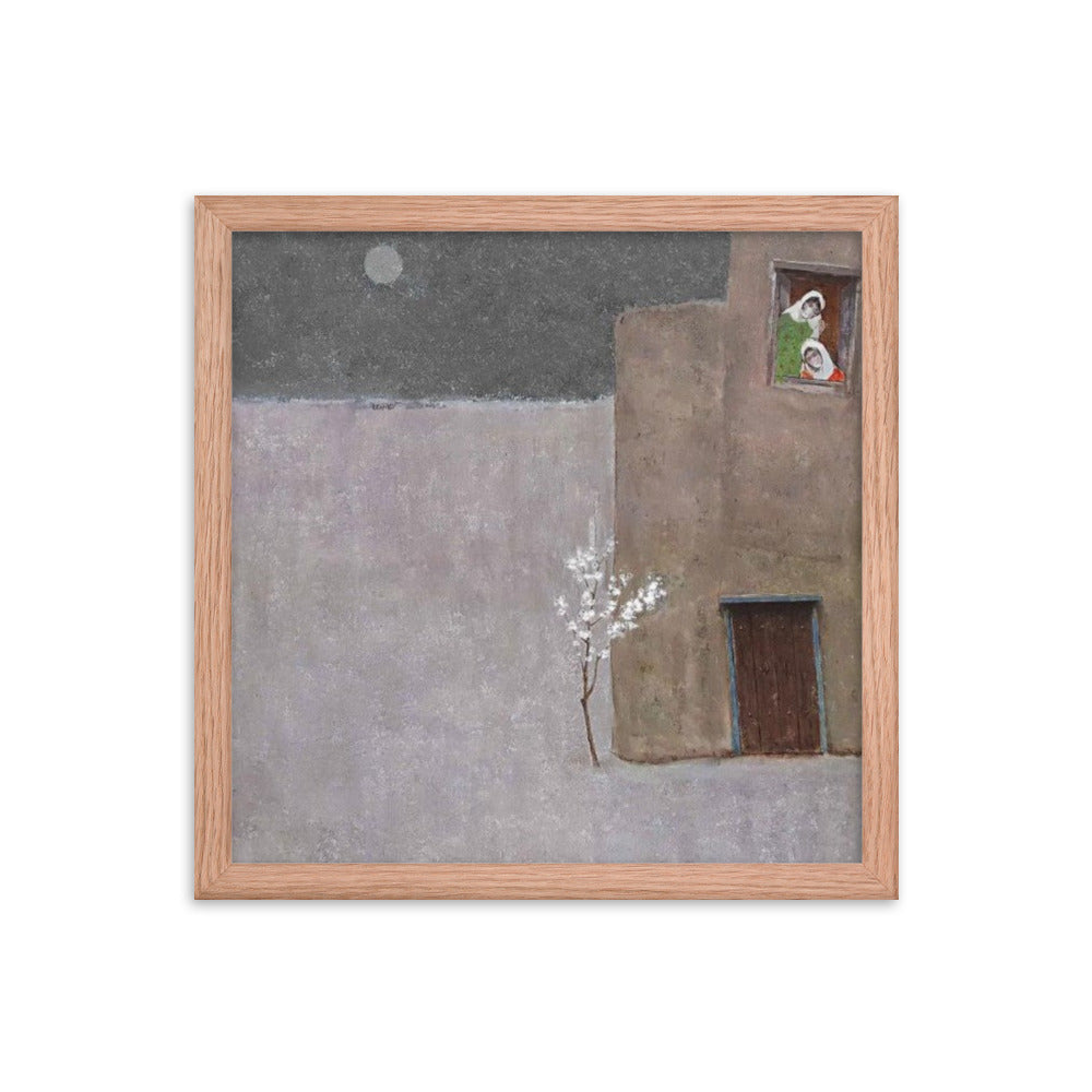 Untitled, 2023, oil on framed paper print