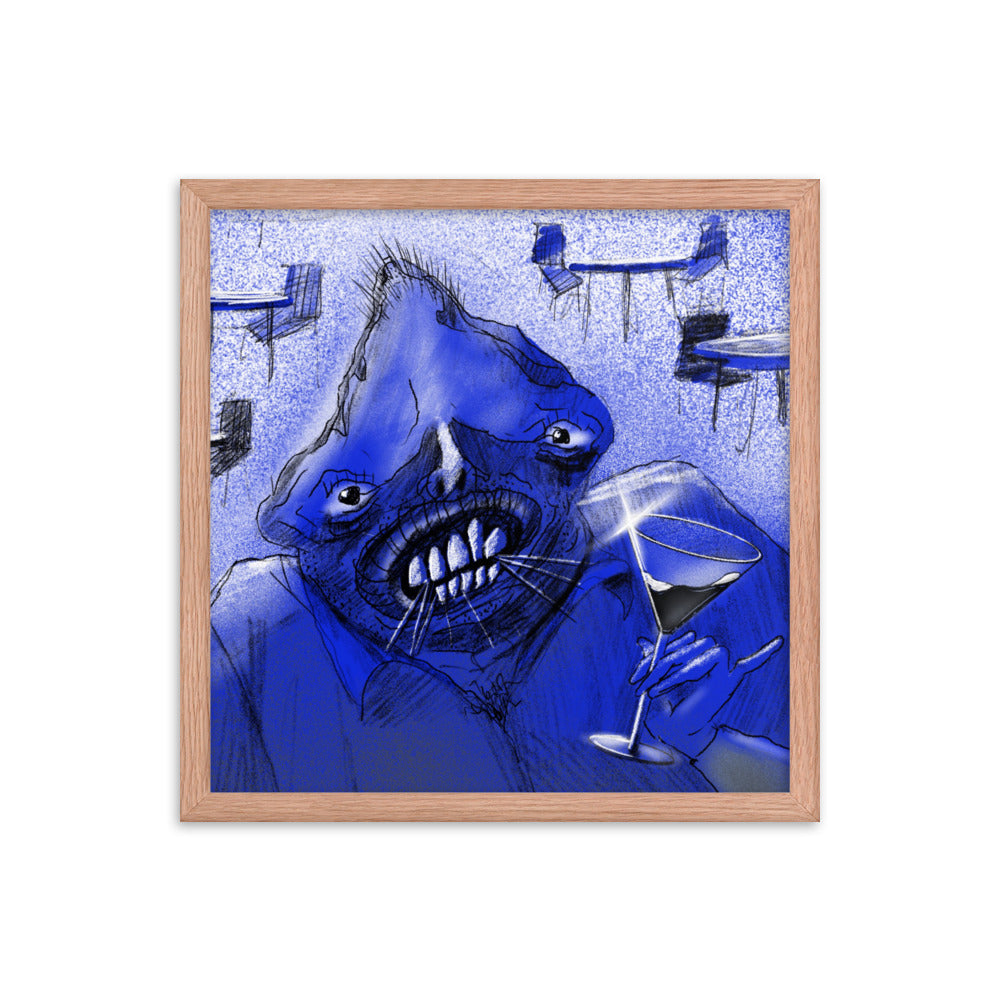 The Regular, 2023, digital render on framed paper print