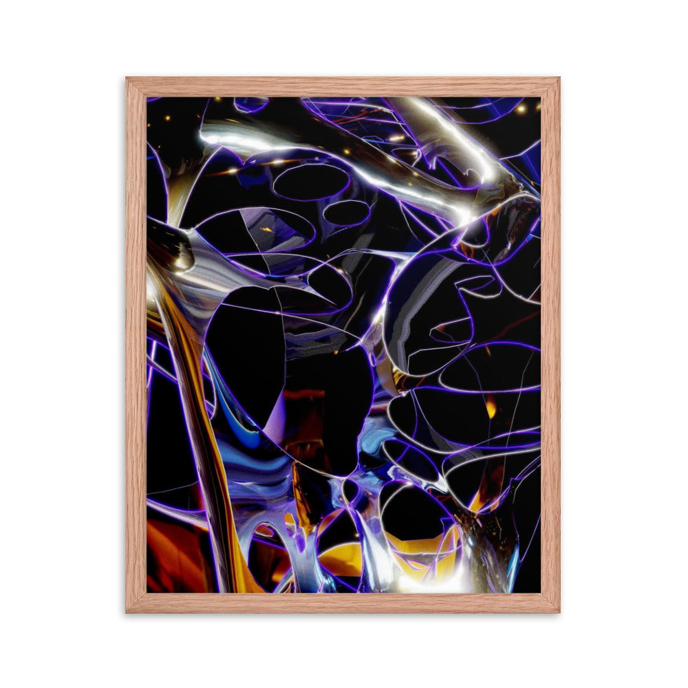 Untitled, 2023, digital render on framed paper print