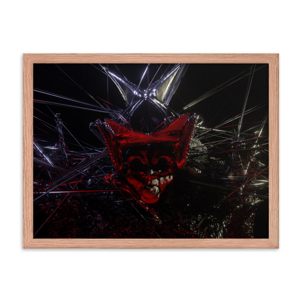 Count, 2023, digital render on framed paper print
