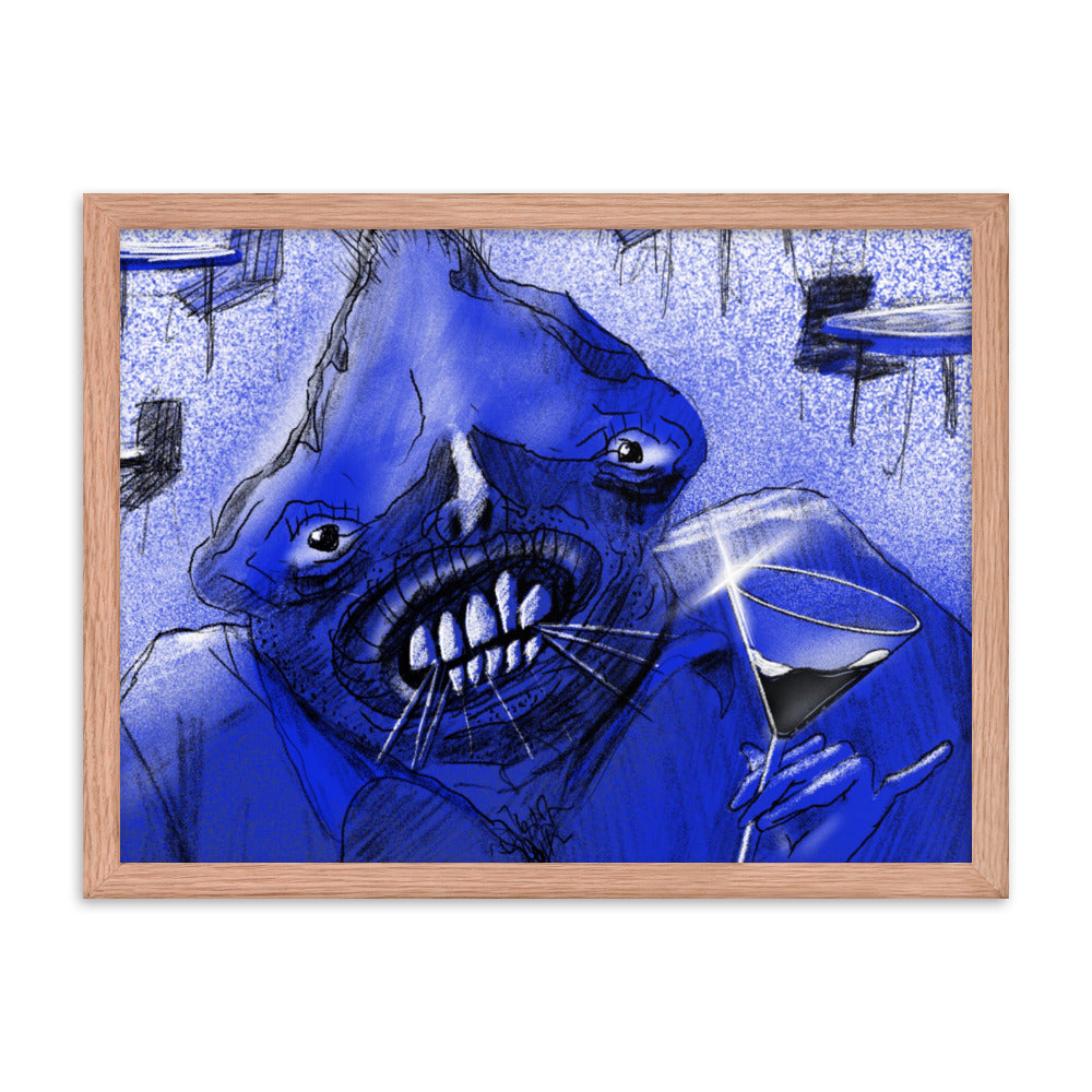 The Regular, 2023, digital render on framed paper print