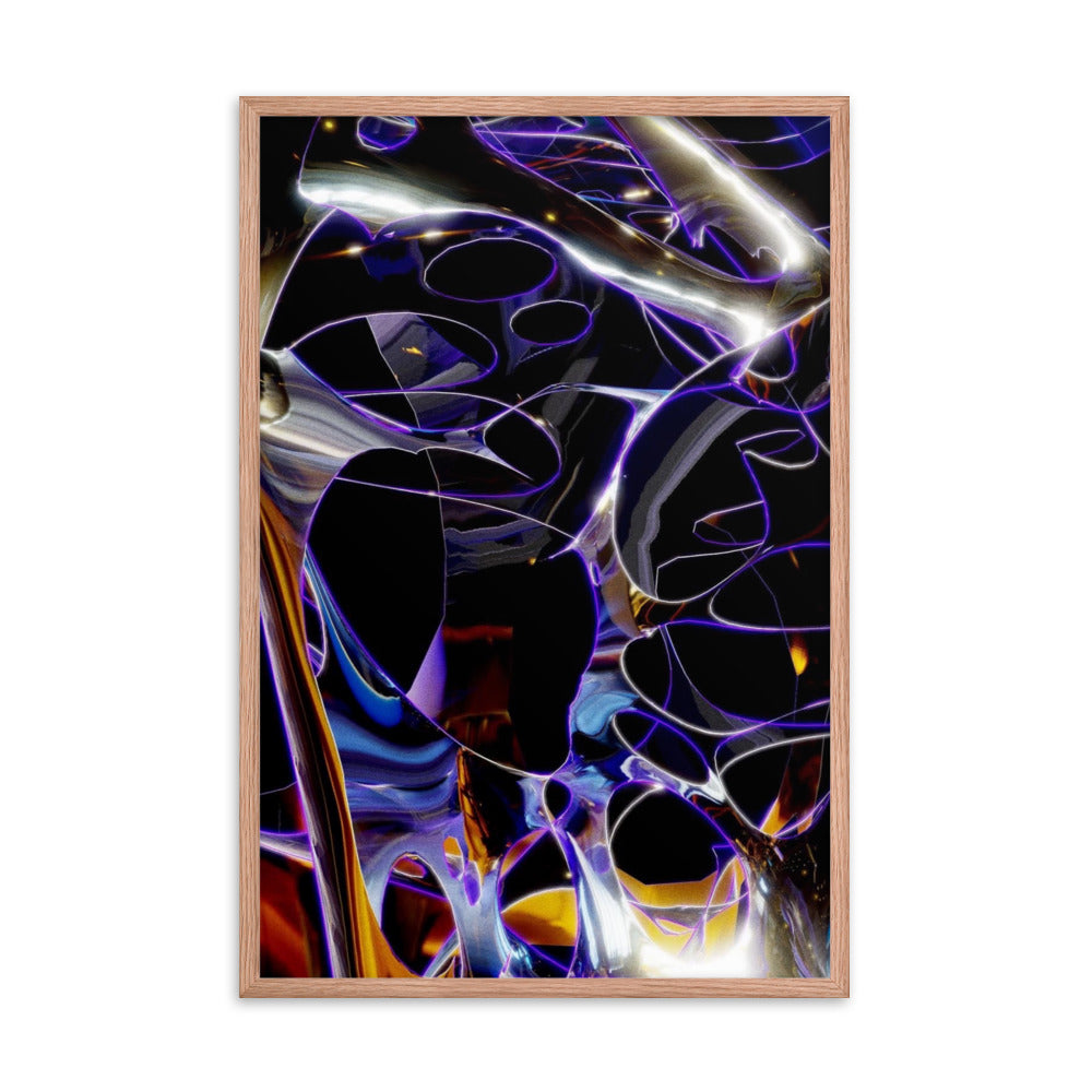 Untitled, 2023, digital render on framed paper print