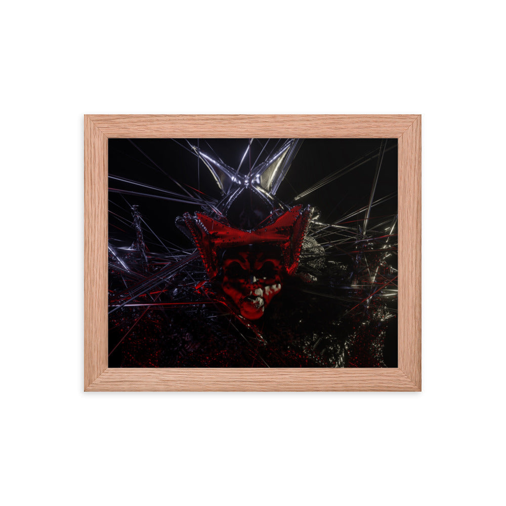 Count, 2023, digital render on framed paper print