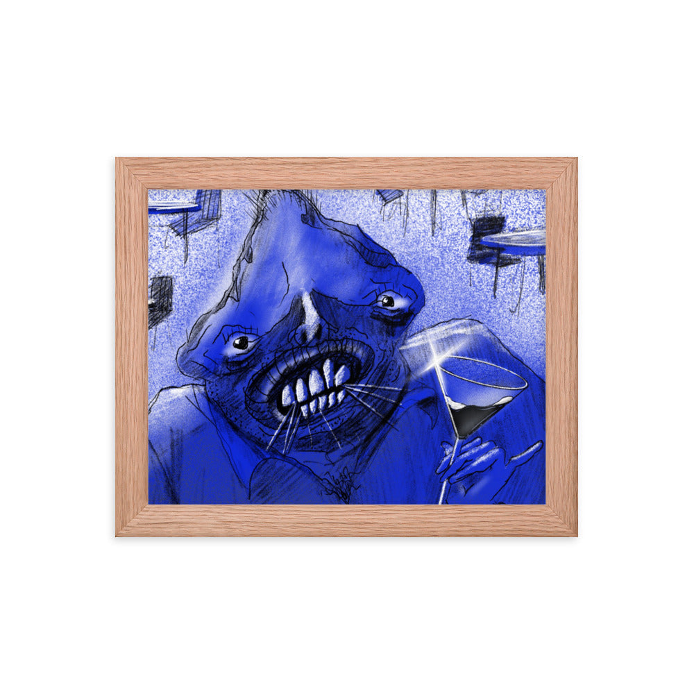 The Regular, 2023, digital render on framed paper print
