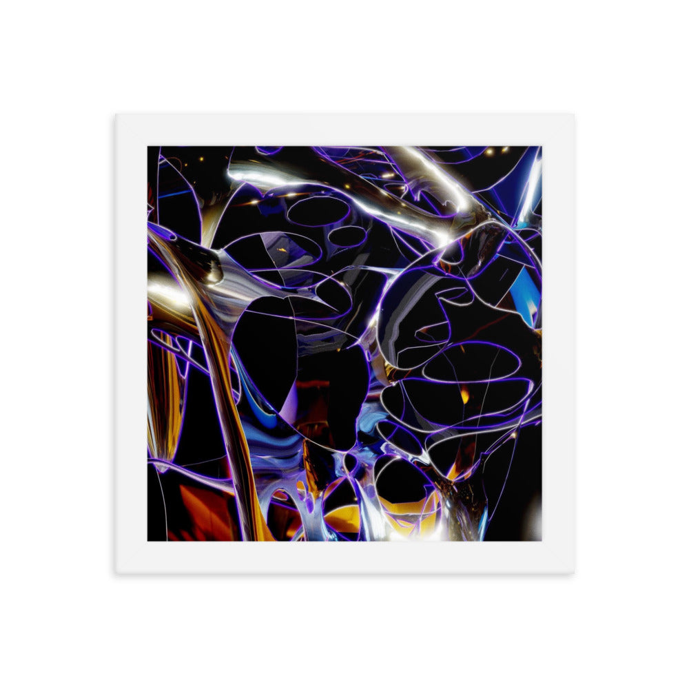 Untitled, 2023, digital render on framed paper print