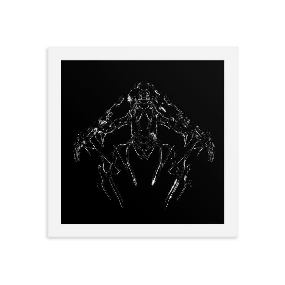 Untitled, 2023, digital render on framed paper print