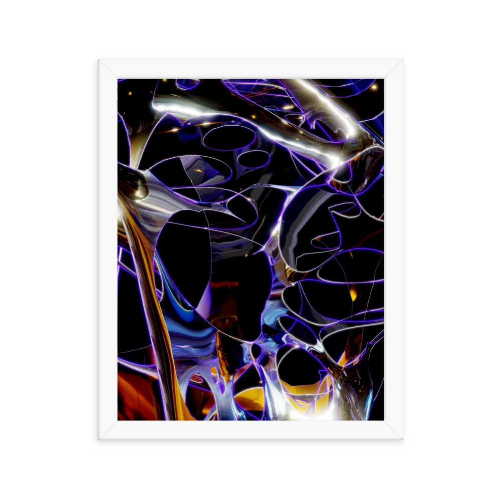 Untitled, 2023, digital render on framed paper print