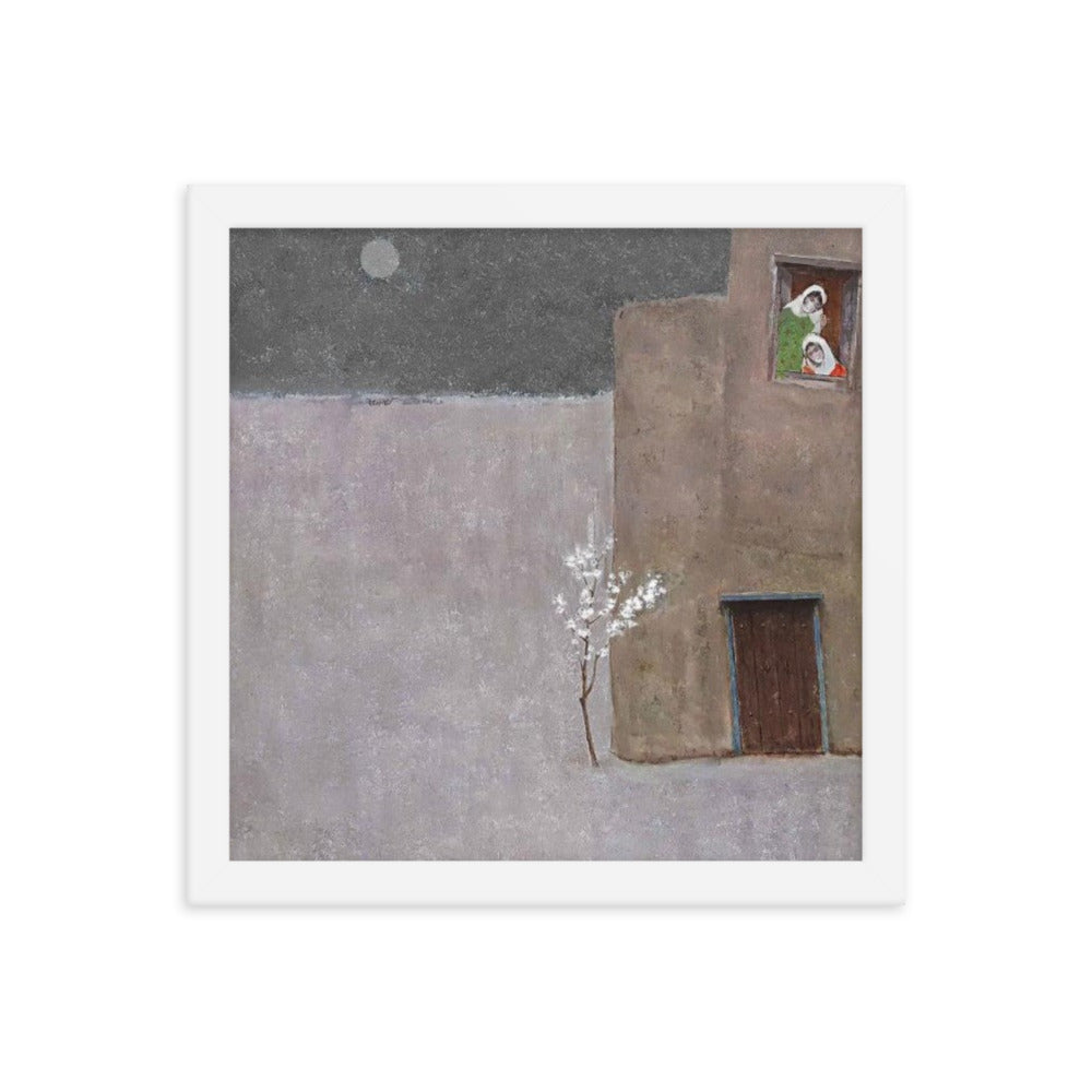 Untitled, 2023, oil on framed paper print