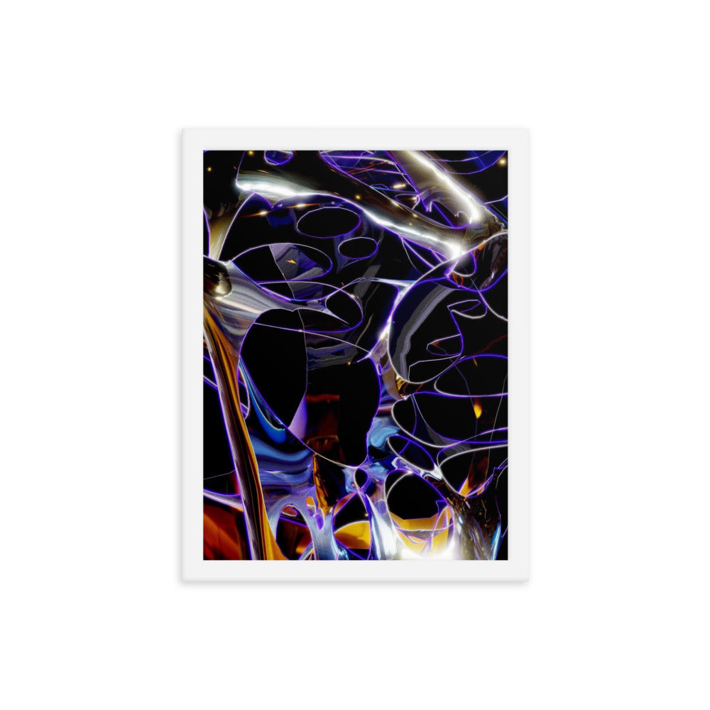 Untitled, 2023, digital render on framed paper print