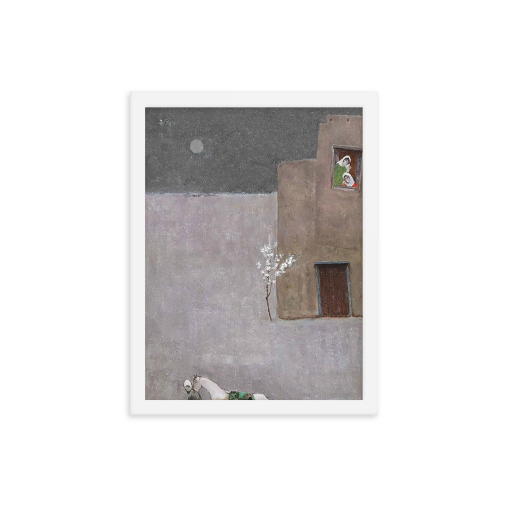 Untitled, 2023, oil on framed paper print