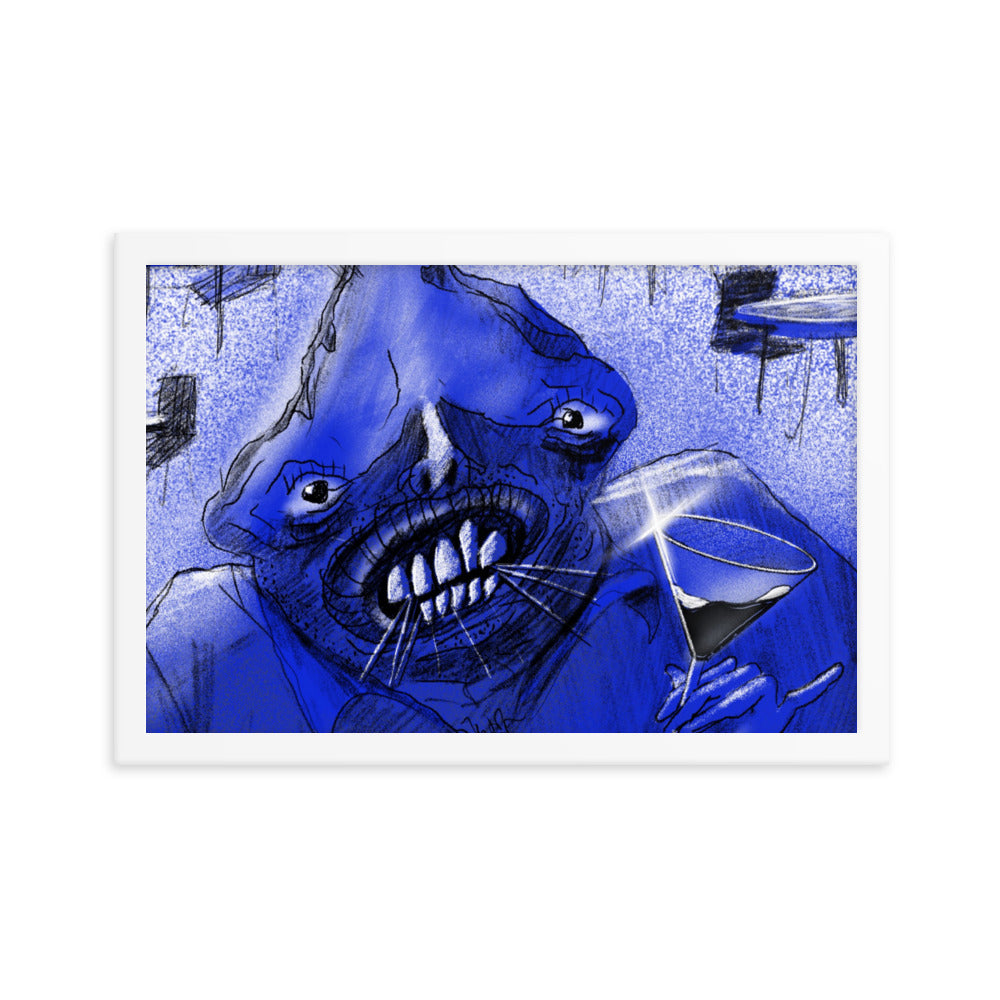 The Regular, 2023, digital render on framed paper print