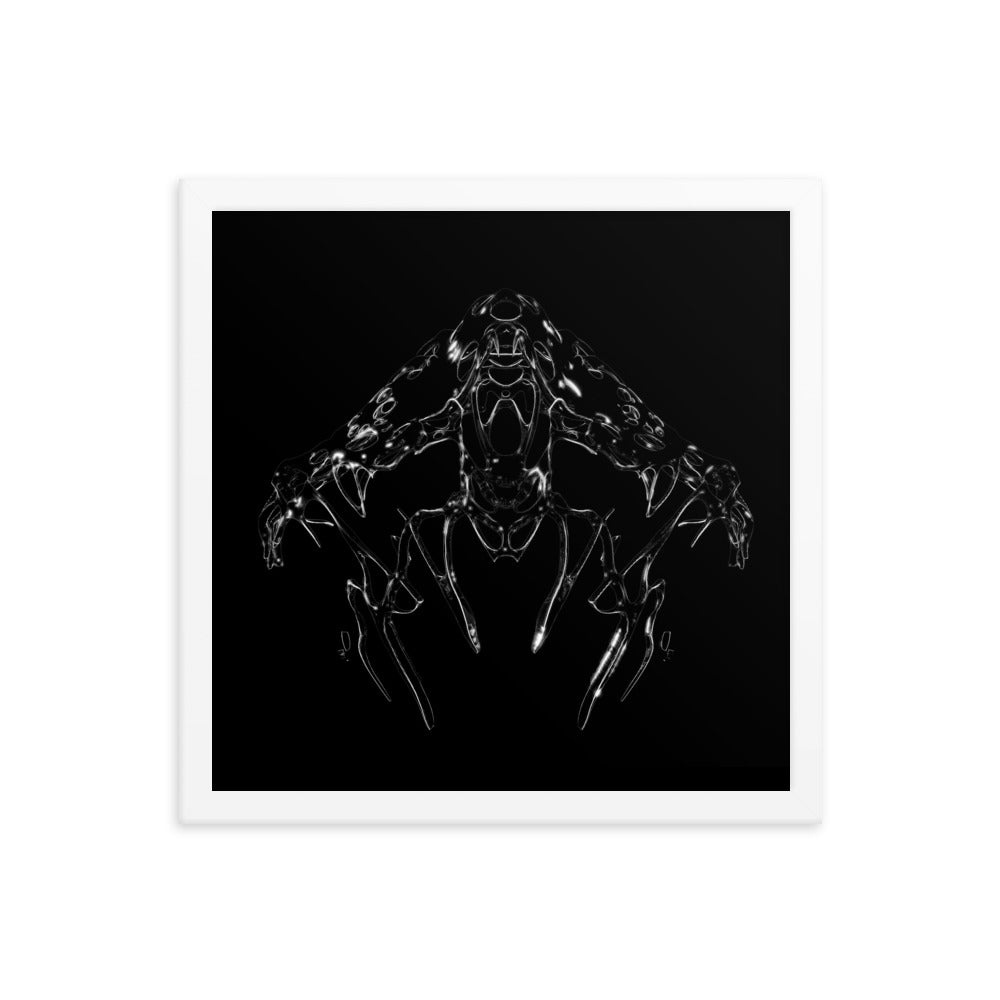 Untitled, 2023, digital render on framed paper print