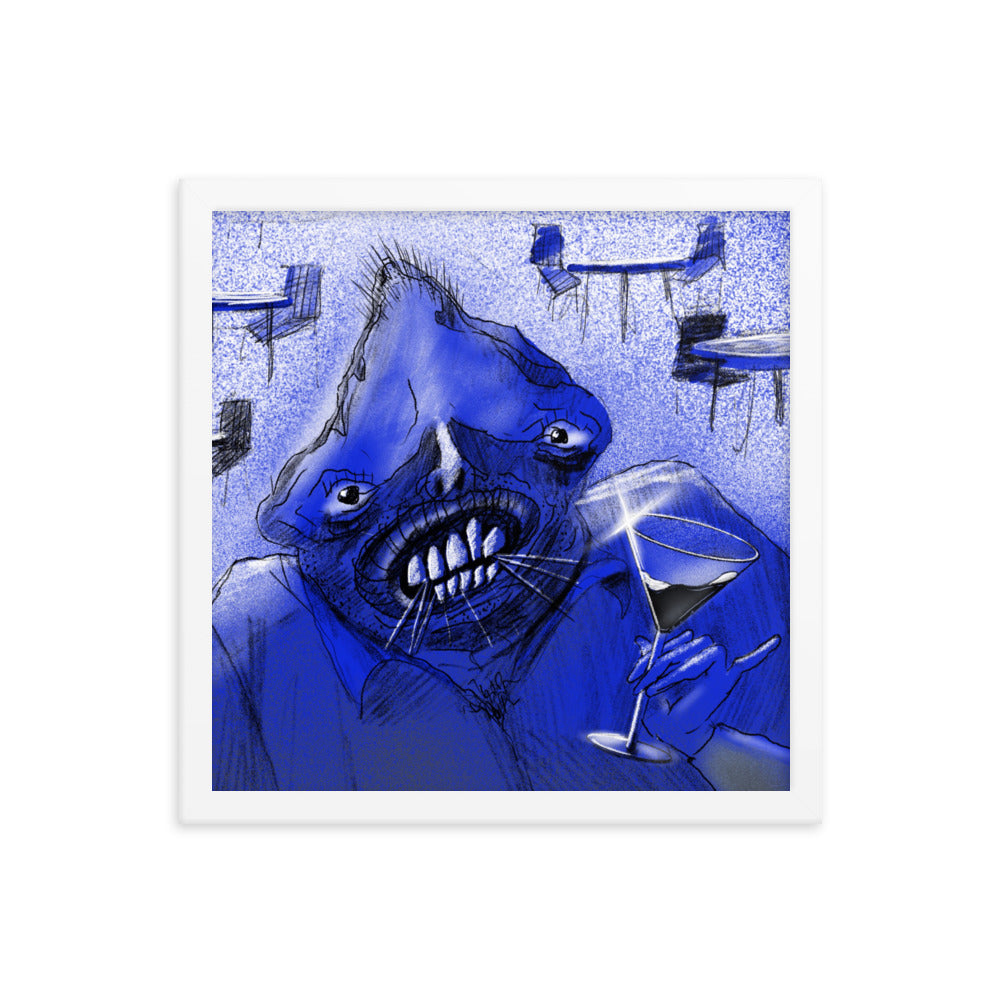 The Regular, 2023, digital render on framed paper print