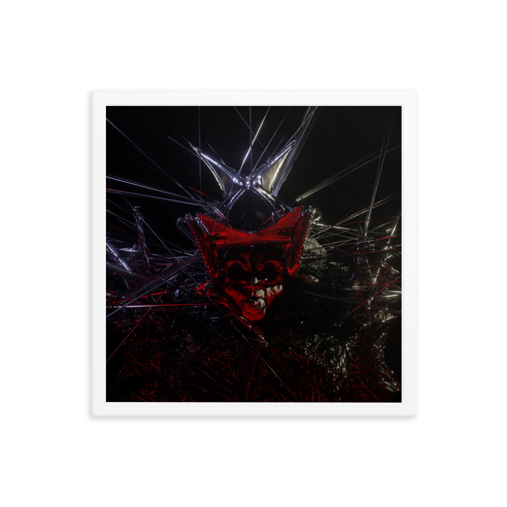 Count, 2023, digital render on framed paper print