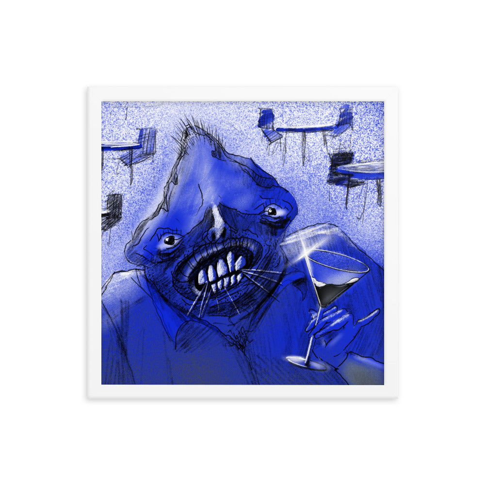 The Regular, 2023, digital render on framed paper print