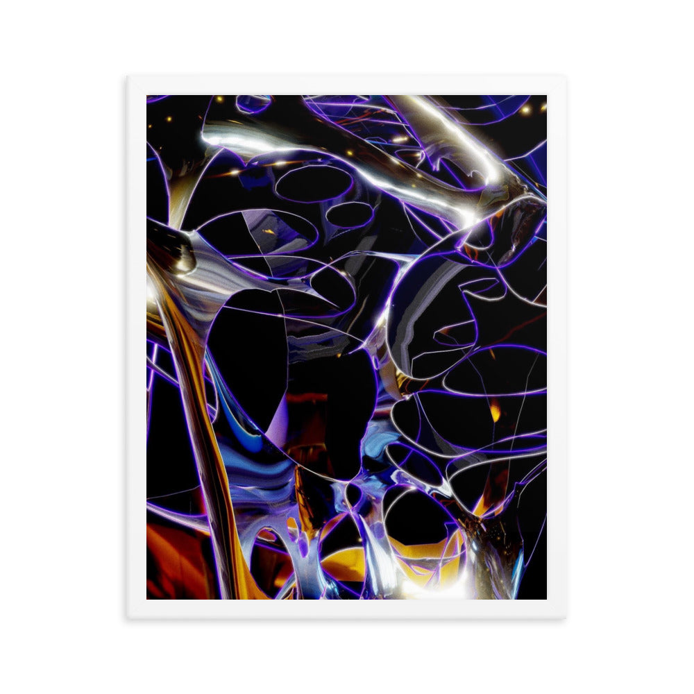 Untitled, 2023, digital render on framed paper print